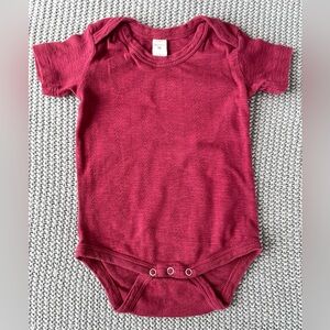 Kate Quinn Burgundy Kids Bodysuit